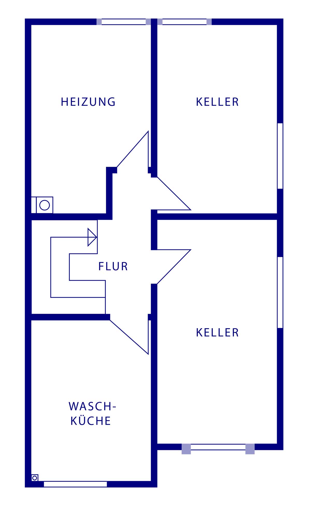 Grundriss Keller